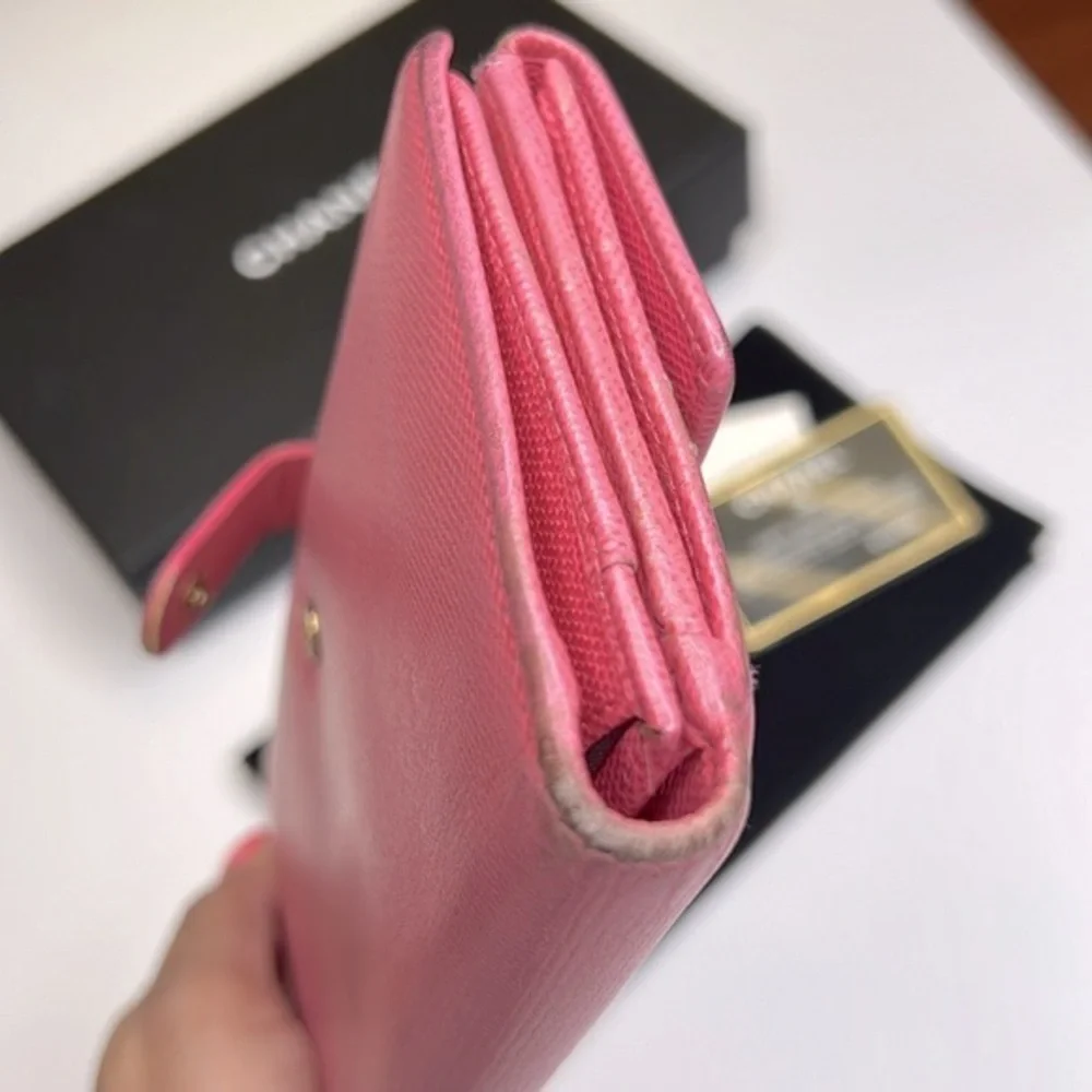 Chanel Round Zipper Long Wallet